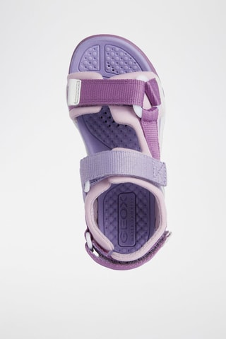Sandales Borealis Girl - Rose poudré et violet 