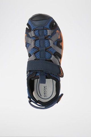 Sandales en cuir Borealis - Bleu
