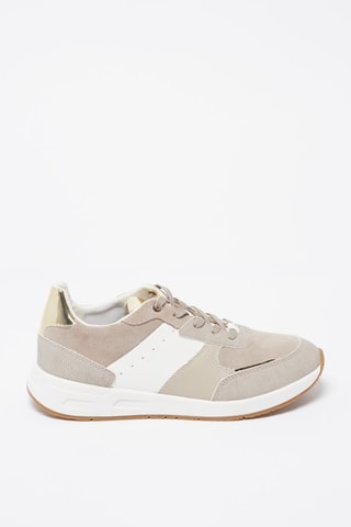 Baskets en nubuck Bulmya Beige et blanc