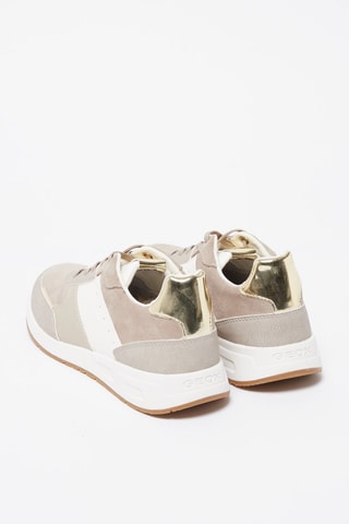 Baskets en nubuck Bulmya Beige et blanc