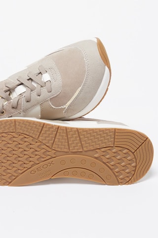 Baskets en nubuck Bulmya Beige et blanc