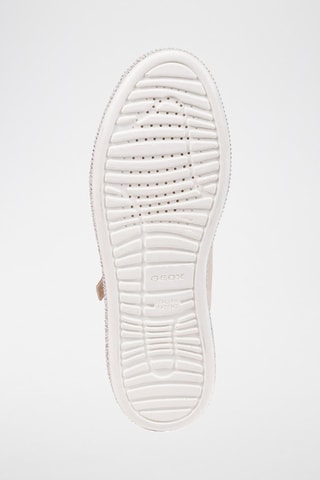 Baskets en cuir nappa nubuck Leelu - Taupe clair