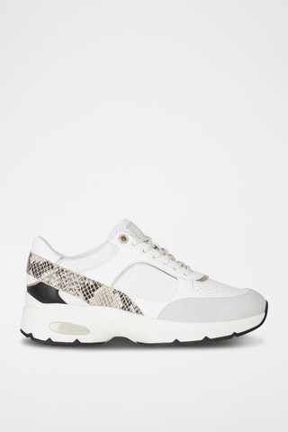 Baskets en cuir nappa Alhour - Blanc