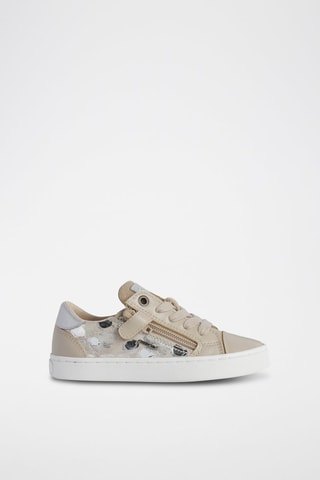Baskets en cuir de chèvre nappa Kilwi - Beige