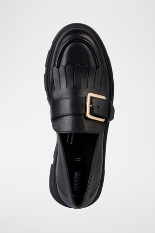 Mocassins en cuir nappa Vilde - Noir