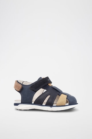Sandales en cuir Delhi - Bleu
