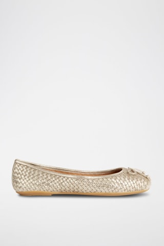 Ballerines en cuir de chèvre Palmaria A - Doré