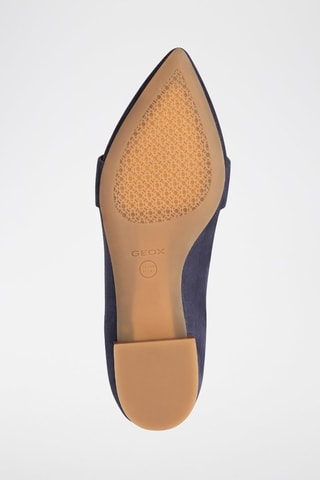 Mocassins en cuir de chèvre nubuck Charyssa - Bleu