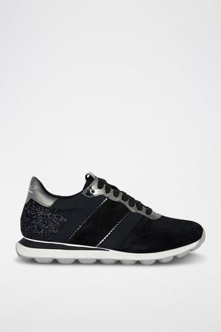 Baskets en nubuck Spherica Vseries - Noir et argenté
