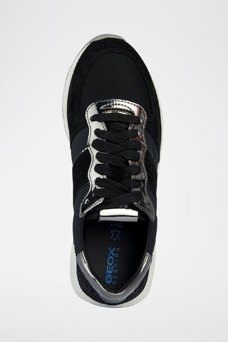 Baskets en nubuck Spherica Vseries - Noir et argenté