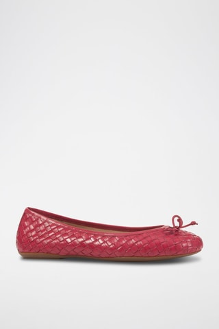 Ballerines en cuir de mouton Palmaria - Rouge