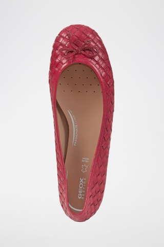 Ballerines en cuir de mouton Palmaria - Rouge