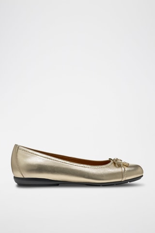 Ballerines en cuir Annytah - Doré