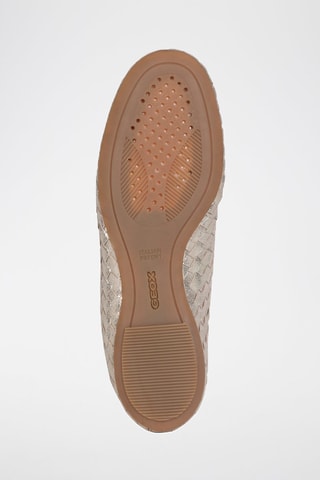 Ballerines en cuir Palmaria - Doré
