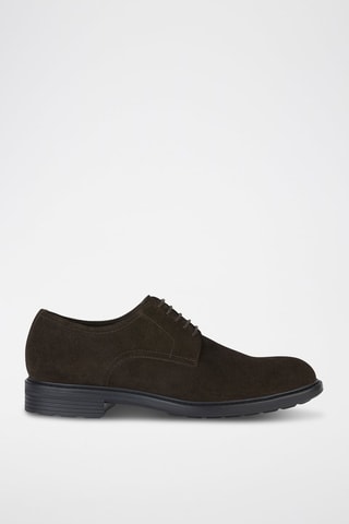 Derbys en nubuck Walk Pleasure - Marron