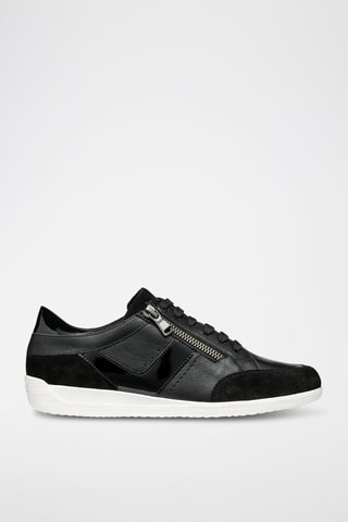 Baskets en cuir Myria - Noir