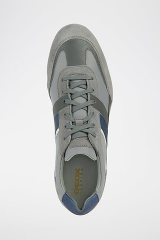 Baskets en cuir Wells - Gris