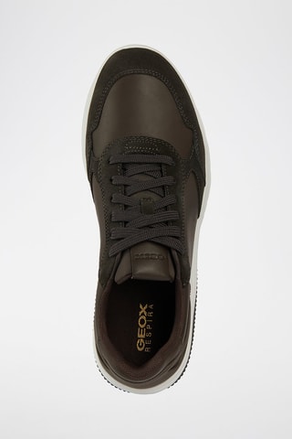 Baskets en cuir - Coffee