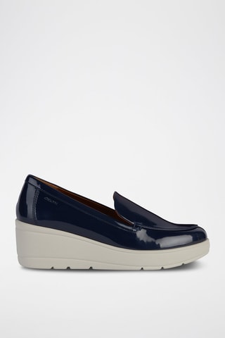 Mocassins compensés ILDE - Bleu