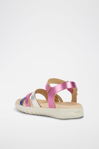 Sandales en cuir  Soleima - Fuchsia