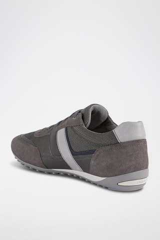 Baskets en cuir Wells - Gris