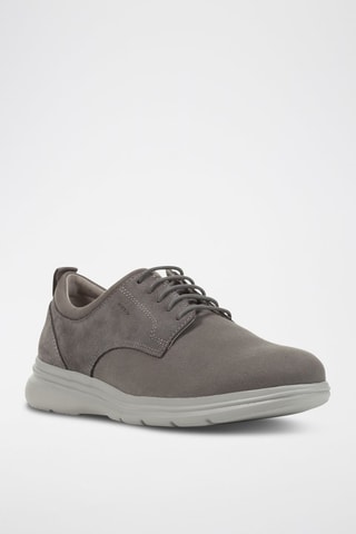 Derbys en nubuck Sirmione - Gris clair