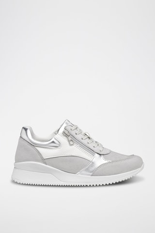 Baskets compensées Haleney - Gris clair