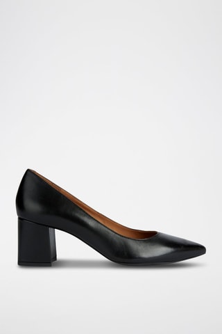 Escarpins en cuir de mouton nappa Bigliana - Noir