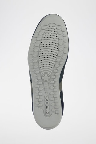 Baskets en cuir Wells - Bleu