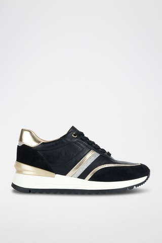 Baskets en cuir Desya - Noir