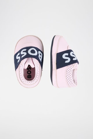 Chaussons en cuir de mouton - Rose - Boss