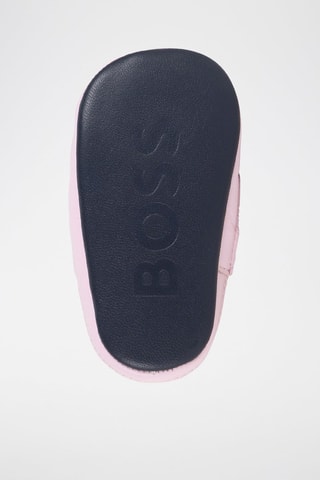 Chaussons en cuir de mouton - Rose - Boss