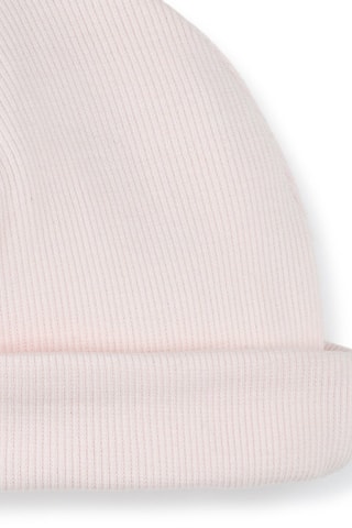 Bonnet en coton biologique - Rose poudré - Boss