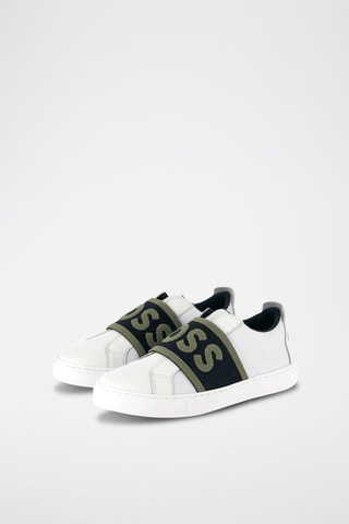 Slip-on en cuir - Blanc - Boss
