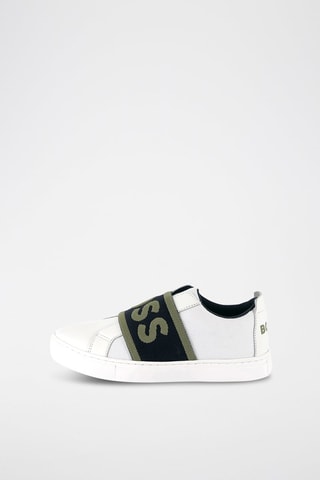 Slip-on en cuir - Blanc - Boss