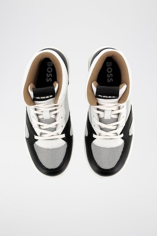 Baskets montantes en cuir - Blanc - Boss