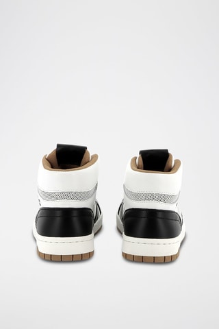 Baskets montantes en cuir - Blanc - Boss