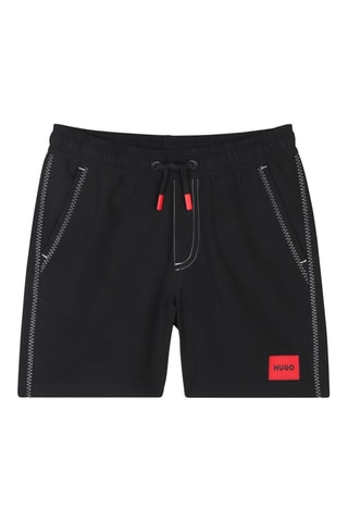Short de bain - Noir - Hugo