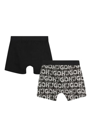 2 boxers - Noir et gris - Hugo