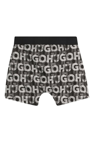 2 boxers - Noir et gris - Hugo