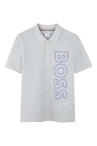 Polo - Gris clair chiné - Boss