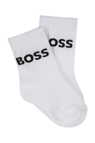 3 paires de chaussettes - Noir, blanc et marron - Boss