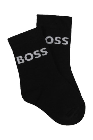 3 paires de chaussettes - Noir, blanc et marron - Boss