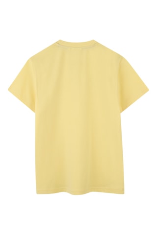 T-shirt en coton biologique - Jaune - Hugo