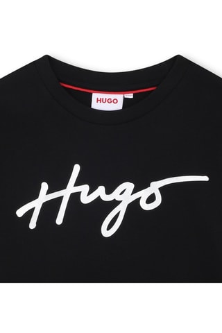 T-shirt en coton biologique - Noir - Hugo