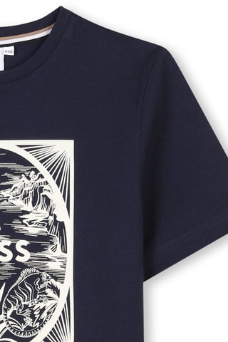 T-shirt - Bleu foncé - Boss
