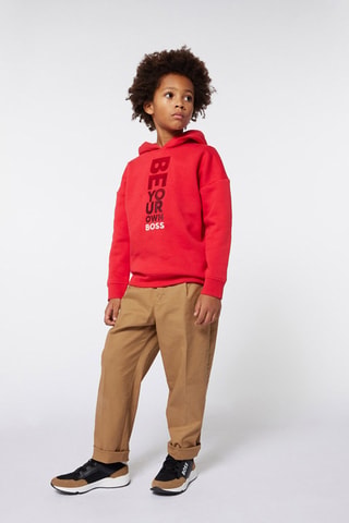 Sweat à capuche - Rouge - Boss