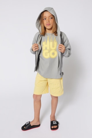 Sweat à capuche - Gris clair - Hugo