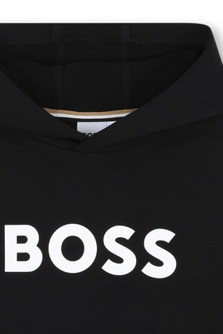 Sweat à capuche - Noir - Boss