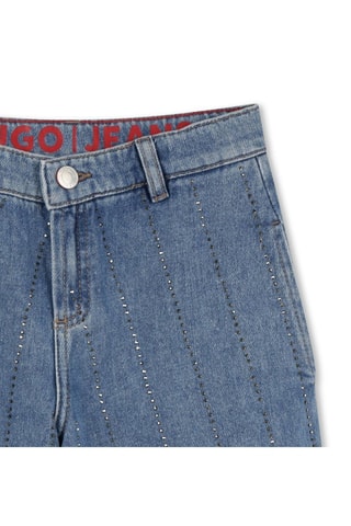 Short en jean - Bleu cobalt - Hugo